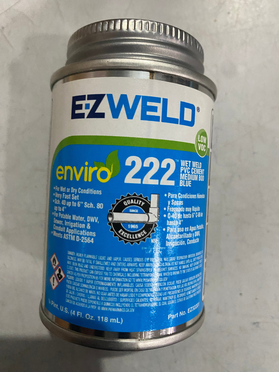 PVC Pool Solvent EZWELD 125 ml Yee Ken Hardware
