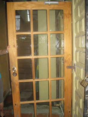 Door Pitch Pine Full French 32x80