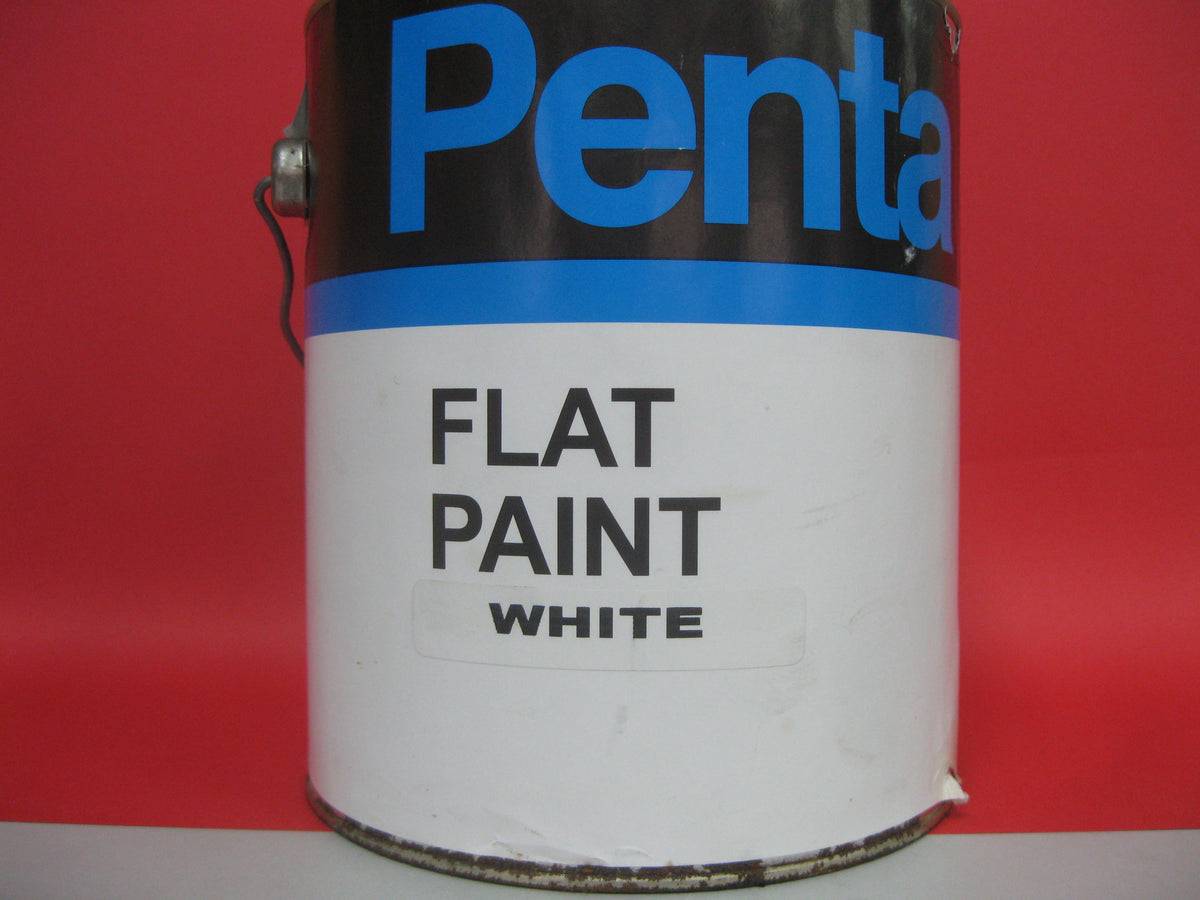 Penta Flat Oil Paint (White) Gallon Yee Ken Hardware