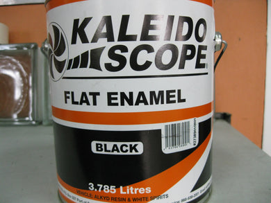 Kaleidoscope Flat Enamel Paint Black G