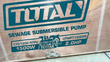 Water pump Submersible 2 hp  Total 1500W