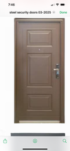 Door Security Steel 38x82" I/R Black DWSN