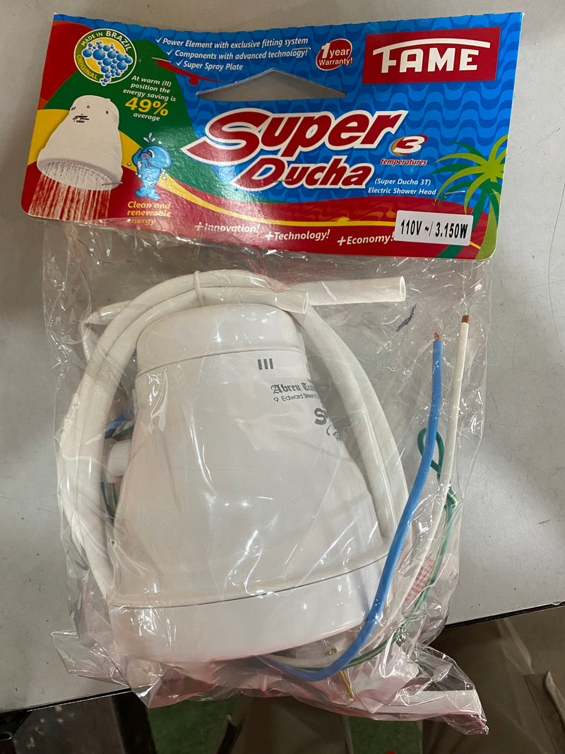 Shower Heater Fame 3 temperature setting 110V 3KW – Yee Ken Hardware