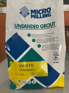 Micro Milling Tile Grout (UnSanded) 5 lb (White)
