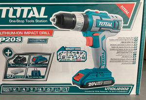 Drill Cordless IMPACT 20V Total 3/8" UTIDLI2002