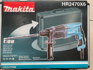 Drill SDS 24mm (1") Rotary Hammer HR2470X6 Makita