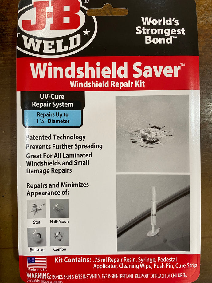 Windshield Saver Repair Kit JB Weld