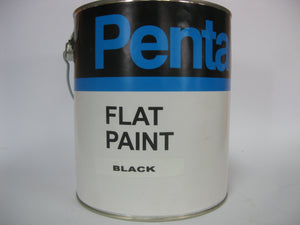 Penta Flat Oil Paint (Black) Gallon