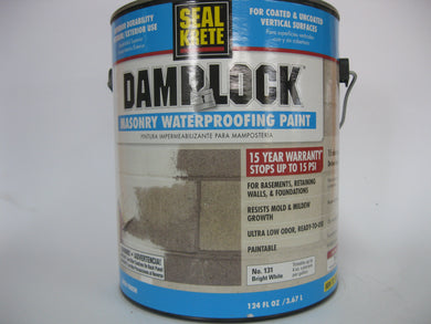 Damplock Masonary Waterproofing Paint (White) Gallon