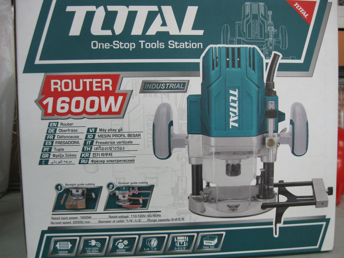 Total Router Machine Router 1600 W Industrial Total – Yee Ken Hardware