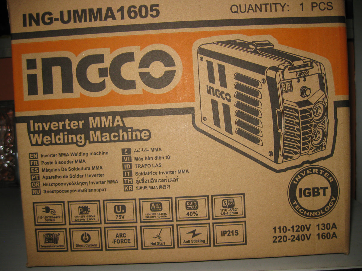 Welding Machine Inverter ING-UMMA1605 Total – Yee Ken Hardware