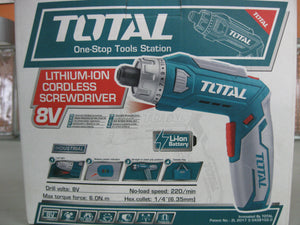 Screwdriver Cordless 8V Total