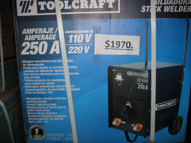 Welder Stick 250A 110/220V TC3307 Toolcraft