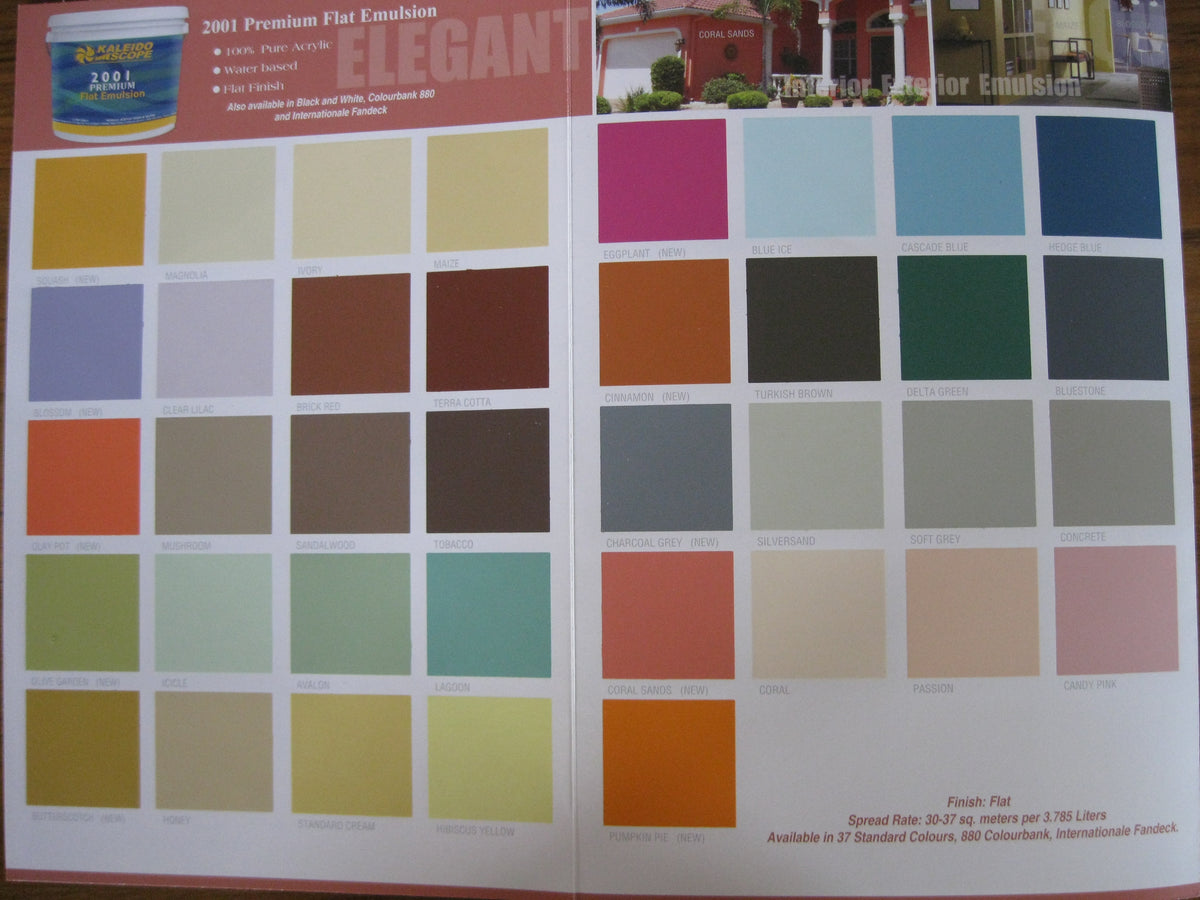 Kaleidoscope 2001 Premium Flat Emulsion Paint G Yee Ken Hardware