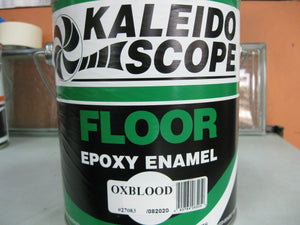 Kaleidoscope Floor Epoxy Enamel Paint Ox Blood Red G