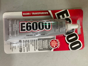 Adhesive E 6000  2 oz (59 ml) Tube