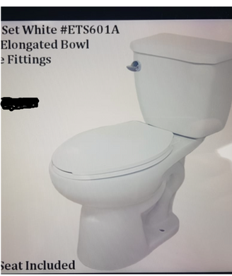 Toilet set Brown (Brand Name) S Trap White (Color)