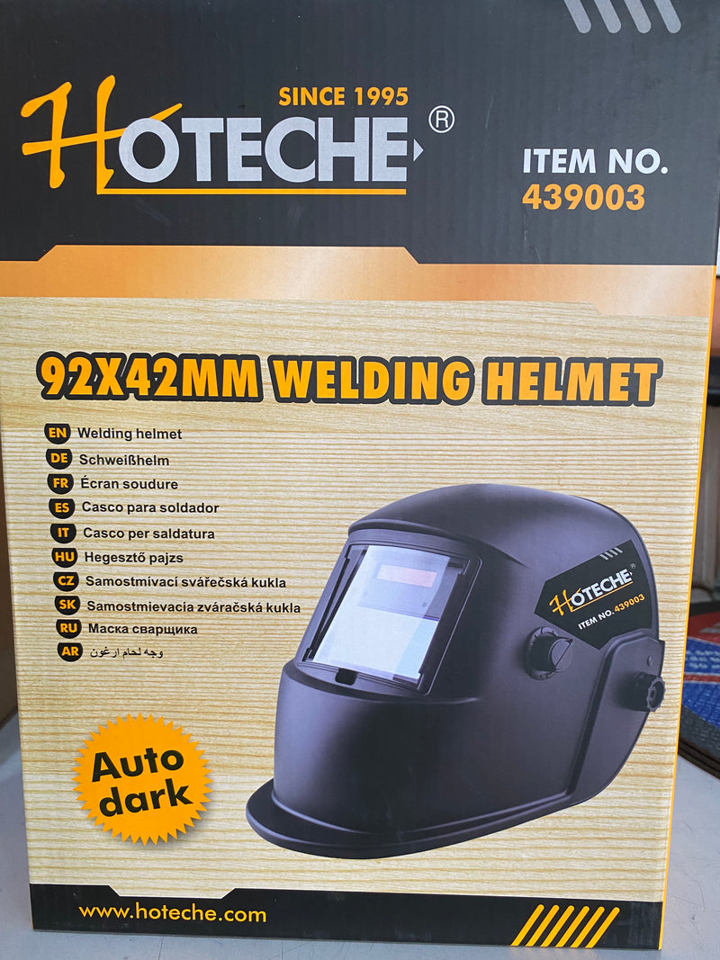 Welding helmet Auto darkening Hoteche 439003 – Yee Ken Hardware