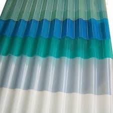 PVC  corrugated roofing sheet (Roof Lite)green 08'x27"