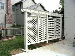 Lattice Screen 4x8'x 3mm (Privacy) White