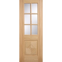 Door Pitch Pine Half French 32x80